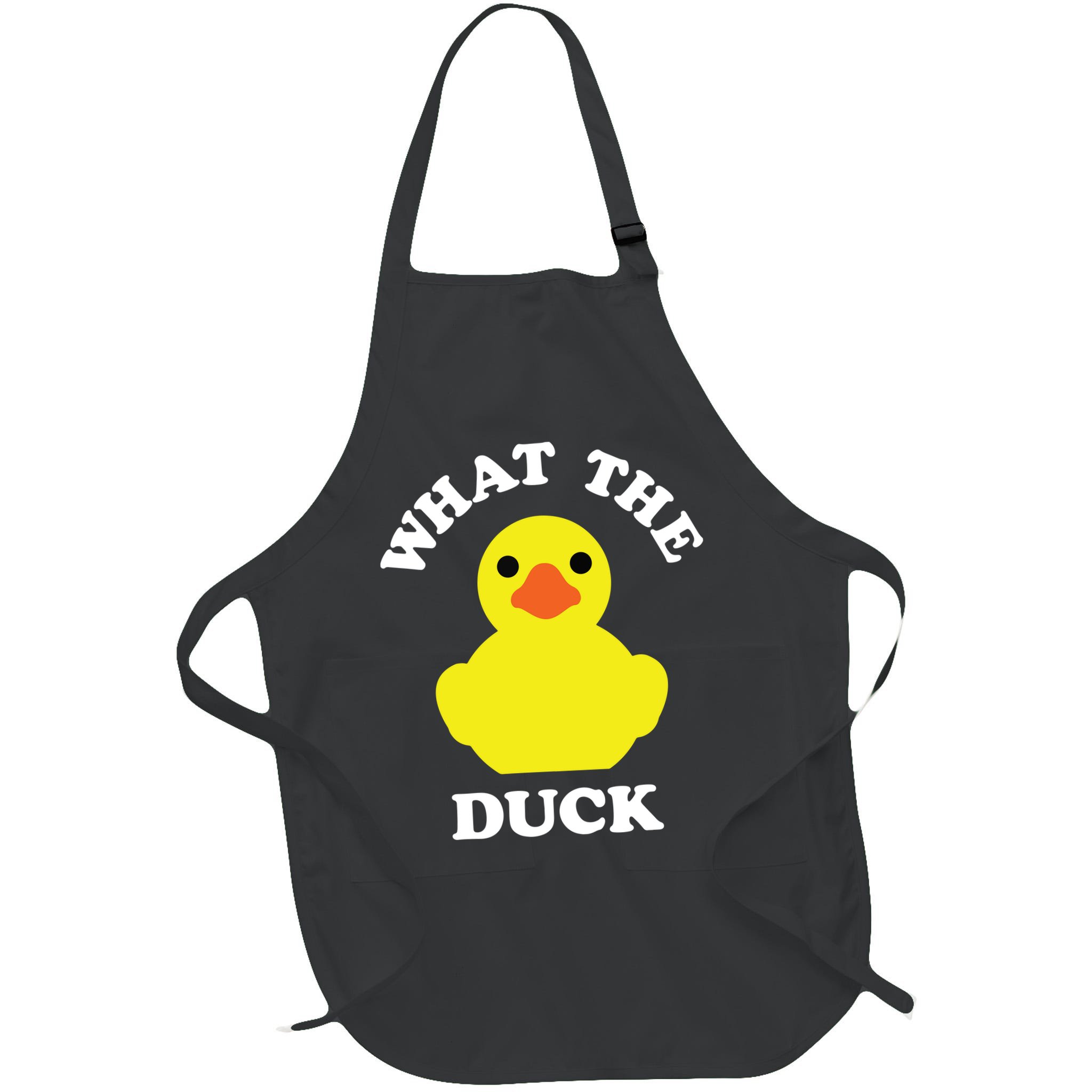 Rubber Ducky, Funny Pun What The DUCK Apron