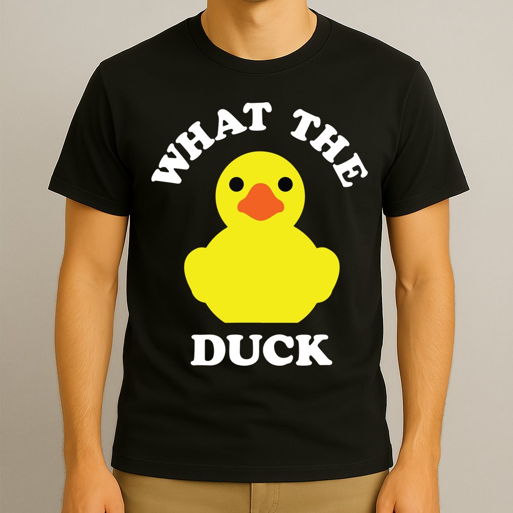 Rubber Ducky, Funny Pun What The DUCK T-Shirt