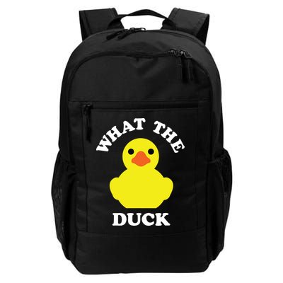 Rubber Ducky, Funny Pun What The DUCK Daily Commute Backpack