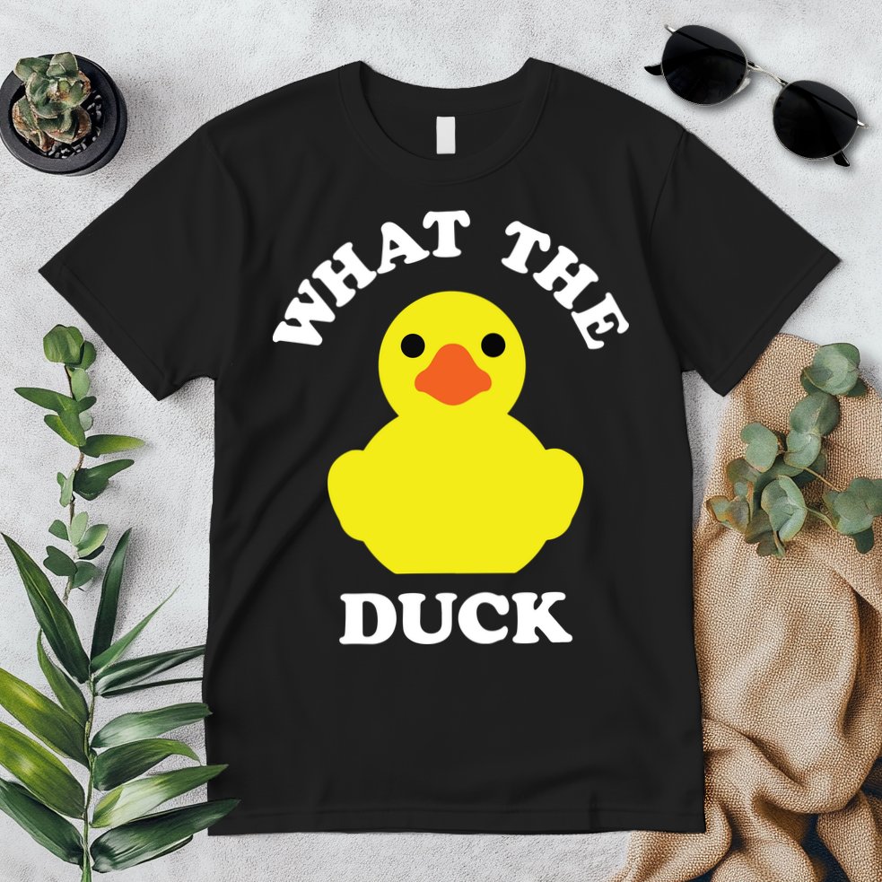 Rubber Ducky, Funny Pun What The DUCK Premium T-Shirt