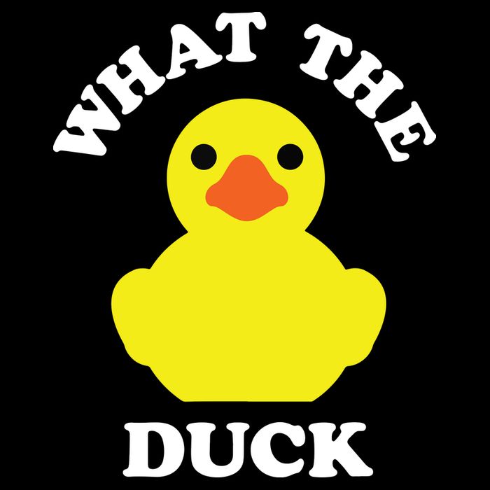 Rubber Ducky, Funny Pun What The DUCK Wool Snapback Cap