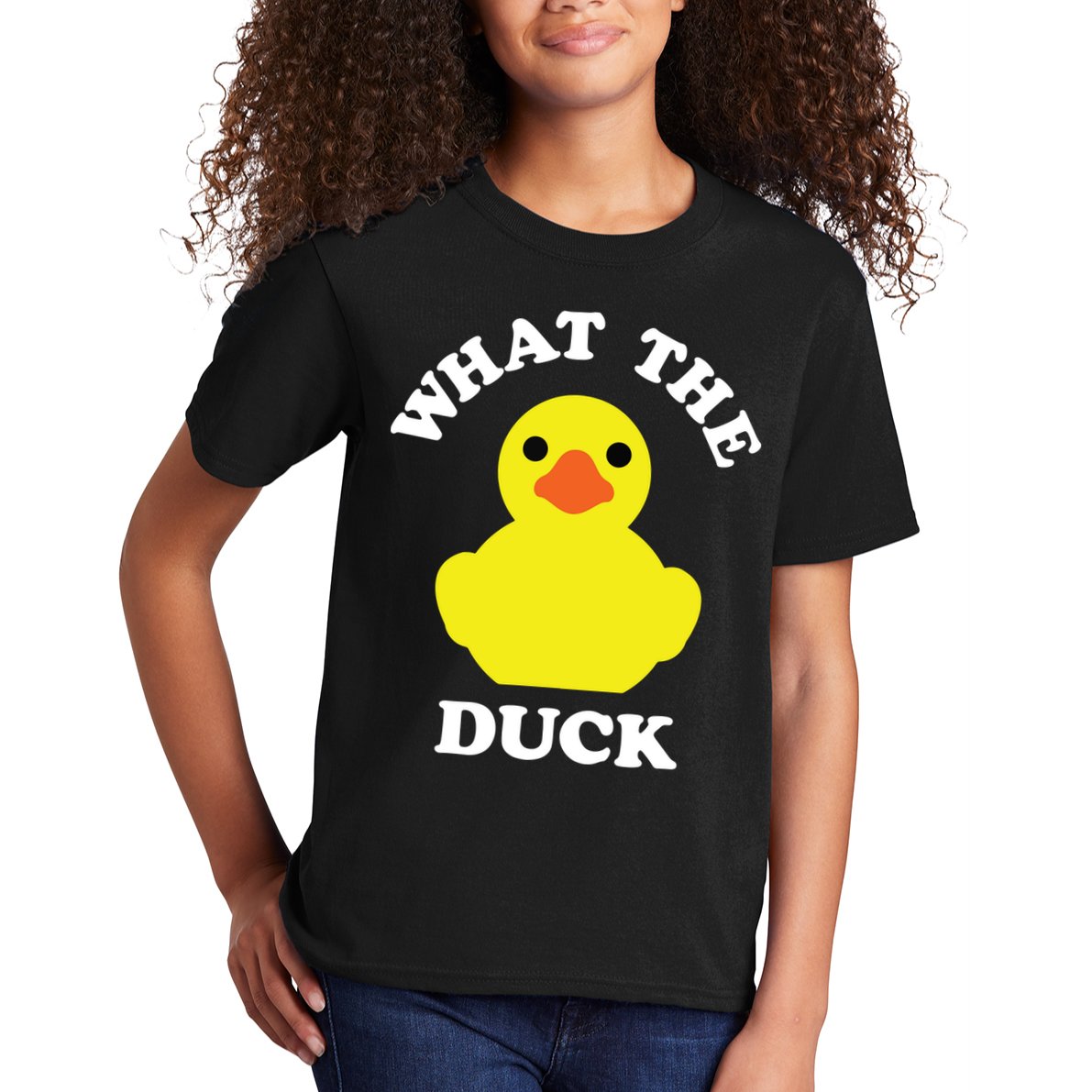 Rubber Ducky, Funny Pun What The DUCK Kids T-Shirt