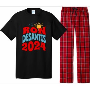 Ron Desantis For President 2024 Conservative Republican Pajama Set