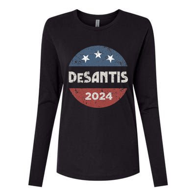 Ron Desantis For President 2024 Campaign Womens Cotton Relaxed Long Sleeve T-Shirt