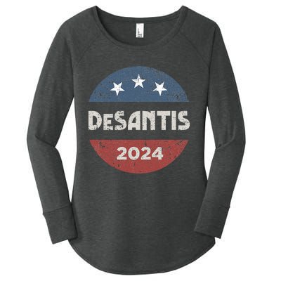 Ron Desantis For President 2024 Campaign Women's Perfect Tri Tunic Long Sleeve Shirt