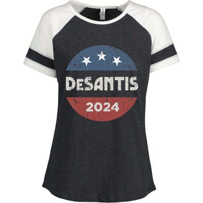 Ron Desantis For President 2024 Campaign Enza Ladies Jersey Colorblock Tee