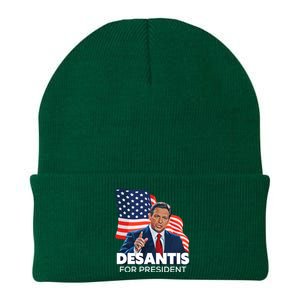 Ron DeSantis For President 2024 Election Proud Republican Knit Cap Winter Beanie