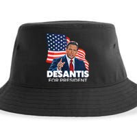 Ron DeSantis For President 2024 Election Proud Republican Sustainable Bucket Hat