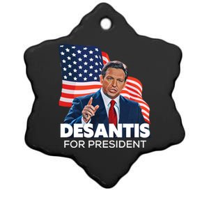 Ron DeSantis For President 2024 Election Proud Republican Ceramic Star Ornament