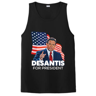 Ron DeSantis For President 2024 Election Proud Republican PosiCharge Competitor Tank