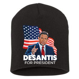 Ron DeSantis For President 2024 Election Proud Republican Short Acrylic Beanie