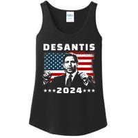 Ron DeSantis For President 2024 Election Proud Republican Ladies Essential Tank