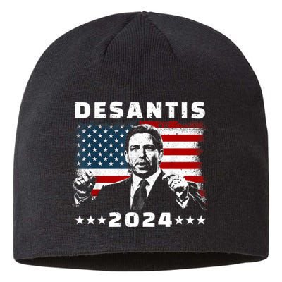 Ron DeSantis For President 2024 Election Proud Republican Sustainable Beanie