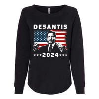 Ron DeSantis For President 2024 Election Proud Republican Womens California Wash Sweatshirt