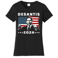 Ron DeSantis For President 2024 Election Proud Republican Women's T-Shirt