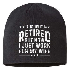 Retirement Design For Retired Husband Dad Retirees Sustainable Beanie