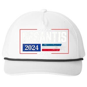 Ron DeSantis For President 2024 Election Proud Republican Snapback Five-Panel Rope Hat