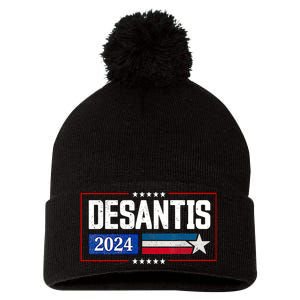 Ron DeSantis For President 2024 Election Proud Republican Pom Pom 12in Knit Beanie