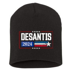 Ron DeSantis For President 2024 Election Proud Republican Short Acrylic Beanie