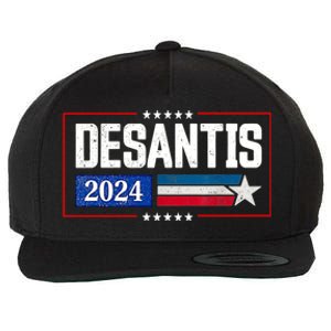 Ron DeSantis For President 2024 Election Proud Republican Wool Snapback Cap