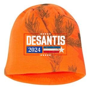 Ron DeSantis For President 2024 Election Proud Republican Kati - Camo Knit Beanie