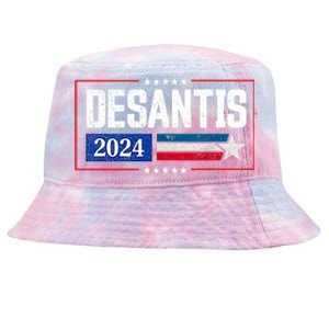 Ron DeSantis For President 2024 Election Proud Republican Tie-Dyed Bucket Hat