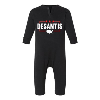 Ron DeSantis For President 2024 Election Proud Republican Infant Fleece One Piece