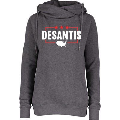 Ron DeSantis For President 2024 Election Proud Republican Womens Funnel Neck Pullover Hood