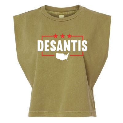 Ron DeSantis For President 2024 Election Proud Republican Garment-Dyed Women's Muscle Tee