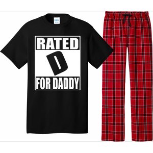 Rated D For Daddy Funny Gift For Dad Father's Day Pajama Set