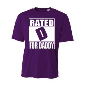 Rated D For Daddy Funny Gift For Dad Father's Day Performance Sprint T-Shirt