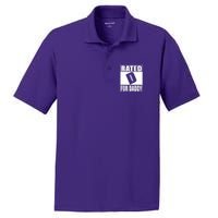 Rated D For Daddy Funny Gift For Dad Father's Day PosiCharge RacerMesh Polo