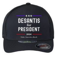 Ron Desantis For President 2024 Flexfit Unipanel Trucker Cap