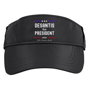 Ron Desantis For President 2024 Adult Drive Performance Visor