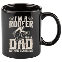 Roofer Dad Funny Roofing Novelty 11oz C Handle Ceramic Mug