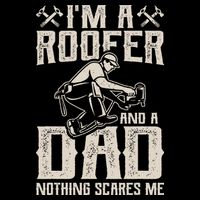 Roofer Dad Funny Roofing Novelty Drawstring Bag