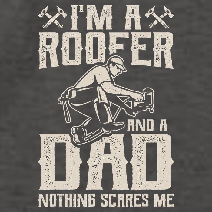 Roofer Dad Funny Roofing Novelty Vector Backpack
