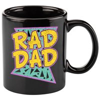 Rad Dad Fathers Day Gift For Daddy 11oz C Handle Ceramic Mug