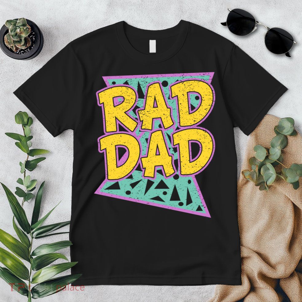 Rad Dad Fathers Day Gift For Daddy Premium T-Shirt
