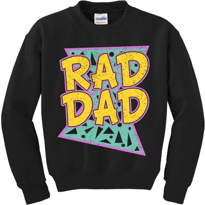 Rad Dad Fathers Day Gift For Daddy Kids Sweatshirt