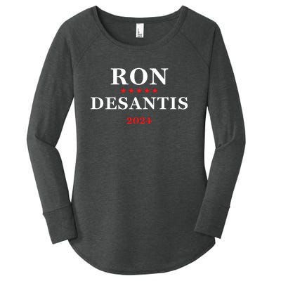 Ron Desantis For President 2024 Women's Perfect Tri Tunic Long Sleeve Shirt