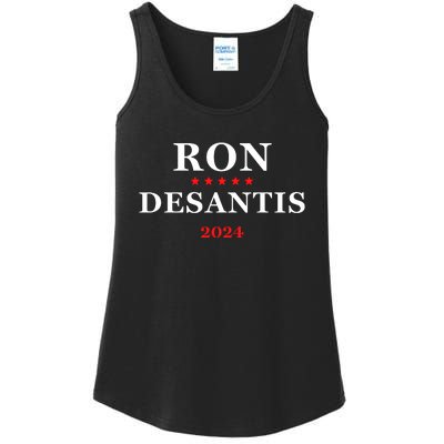 Ron Desantis For President 2024 Ladies Essential Tank