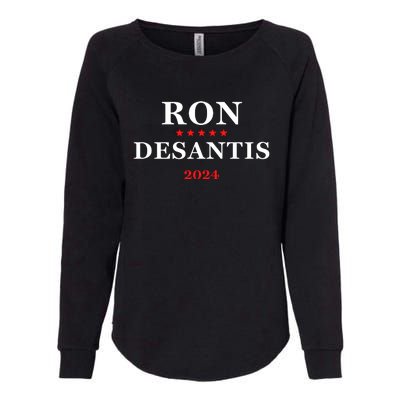 Ron Desantis For President 2024 Womens California Wash Sweatshirt