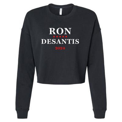 Ron Desantis For President 2024 Cropped Pullover Crew