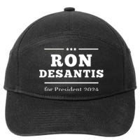 Ron Desantis For President 2024 7-Panel Snapback Hat