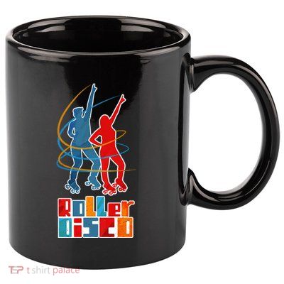 Roller Disco Gift 11oz C Handle Ceramic Mug