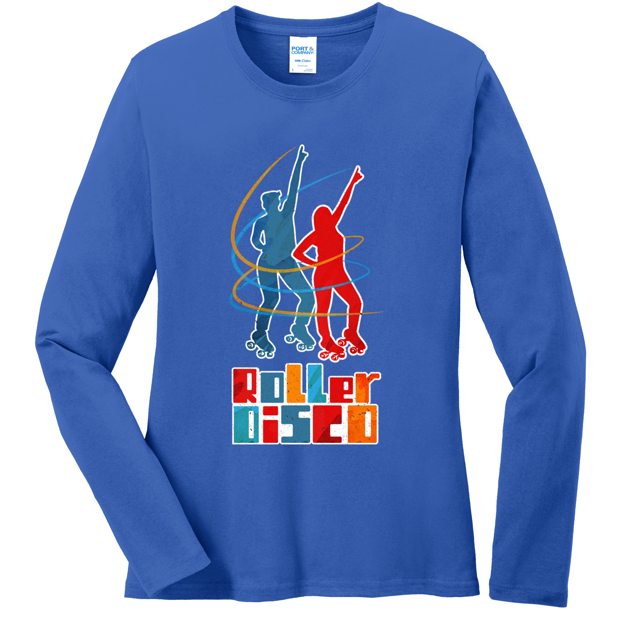 Roller Disco Gift Ladies Long Sleeve Shirt