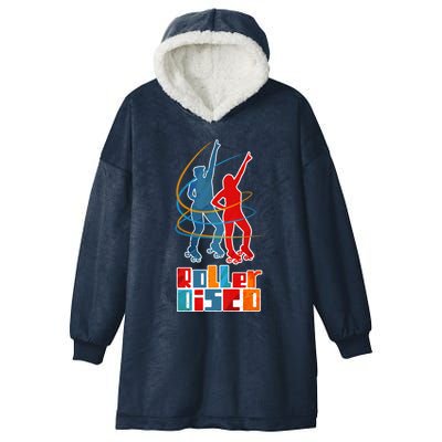 Roller Disco Gift Hooded Wearable Blanket