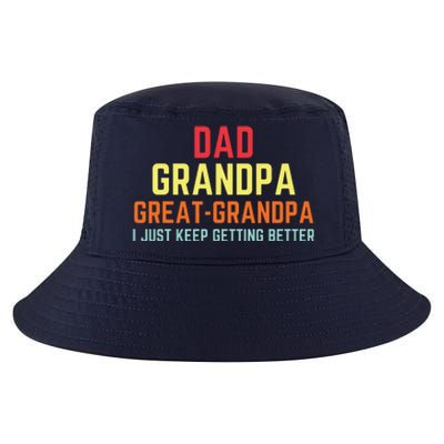 Retro Dad Grandpa Great Grandpa Cool Comfort Performance Bucket Hat