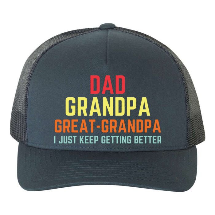 Retro Dad Grandpa Great Grandpa Yupoong Adult 5-Panel Trucker Hat